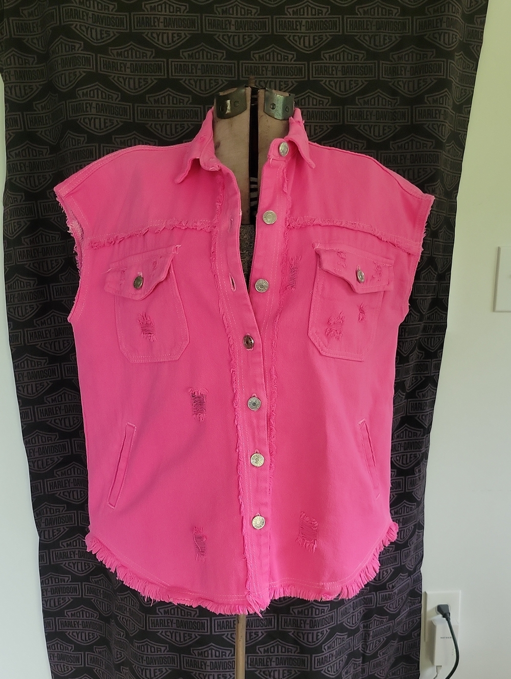 Jeans Vest XL Pink